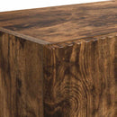 TV vægskab 2 pcs Røget eg 59,5 x 31 x 40 cm Konstrueret træ