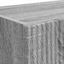 TV vægskab 2 pcs Grå Sonoma 59,5 x 31 x 40 cm Konstrueret træ
