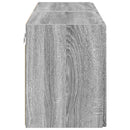TV vægskab 2 pcs Grå Sonoma 59,5 x 31 x 40 cm Konstrueret træ