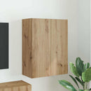 TV vægskab Vægmonteret Hvid 59,5 x 31 x 60 cm Konstrueret træ