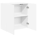 TV vægskab 59,5 x 31 x 60 cm Hvid Konstrueret træ
