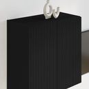 TV vægskab 59,5 x 31 x 60 cm Sort Konstrueret træ