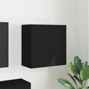 TV vægskab Vægmonteret Sort 59,5 x 31 x 60 cm Konstrueret træ