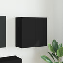 TV vægskab 59,5 x 31 x 60 cm Sort Konstrueret træ