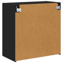 TV vægskab 59,5 x 31 x 60 cm Sort Konstrueret træ