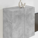 TV vægskab Beton Grå 59,5 x 31 x 60 cm Konstrueret træ