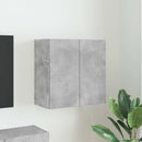 TV vægskab 59,5 x 31 x 60 cm Beton Grå Konstrueret træ