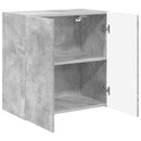 TV vægskab 59,5 x 31 x 60 cm Beton Grå Konstrueret træ