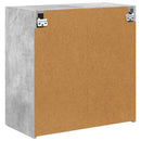 TV vægskab 59,5 x 31 x 60 cm Beton Grå Konstrueret træ