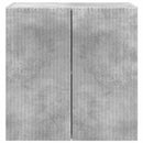 TV vægskab 59,5 x 31 x 60 cm Beton Grå Konstrueret træ