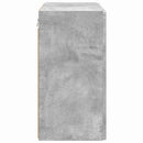 TV vægskab Beton Grå 59,5 x 31 x 60 cm Konstrueret træ
