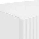 TV vægskab Høj gloss hvid 59,5 x 31 x 60 cm Konstrueret træ
