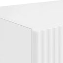 TV vægskab 59,5 x 31 x 60 cm Høj gloss hvid Konstrueret træ