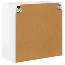 TV vægskab 59,5 x 31 x 60 cm Høj gloss hvid Konstrueret træ