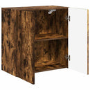 TV vægskab Røget eg 59,5 x 31 x 60 cm Konstrueret træ