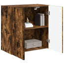 TV vægskab Røget eg 59,5 x 31 x 60 cm Konstrueret træ