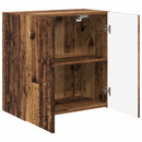 TV vægskab 59,5 x 31 x 60 cm Gammelt træ Konstrueret træ