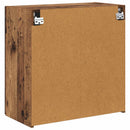 TV vægskab 59,5 x 31 x 60 cm Gammelt træ Konstrueret træ