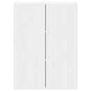 TV vægskab Vægmonteret Hvid 59,5 x 31 x 80 cm Konstrueret træ