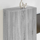 TV vægskab Grå Sonoma 59,5 x 31 x 80 cm Konstrueret træ