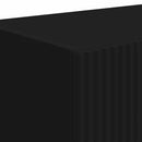 TV vægskab Vægmonteret Sort 59,5 x 31 x 100 cm Konstrueret træ