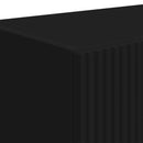 TV vægskab 59,5 x 31 x 100 cm Sort Konstrueret træ