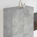 TV vægskab 59,5 x 31 x 100 cm Beton Grå Konstrueret træ