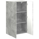 TV vægskab Beton Grå 59,5 x 31 x 100 cm Konstrueret træ