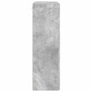 TV vægskab Beton Grå 59,5 x 31 x 100 cm Konstrueret træ