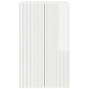 TV vægskab 59,5 x 31 x 100 cm Høj gloss hvid Konstrueret træ