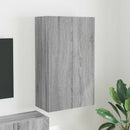 TV vægskab 59,5 x 31 x 100 cm Grå Sonoma Konstrueret træ