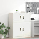 Opbevaringsskab Hvid 90 x 40 x 40 cm Stål