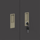 Opbevaringsskab Sort 90 x 40 x 90 cm Stål