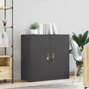 Opbevaringsskab Sort 90 x 40 x 90 cm Stål