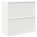 Opbevaringsskab Hvid 90 x 40 x 90 cm Stål
