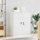 Opbevaringsskab Hvid 90 x 40 x 105 cm Stål