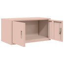 Opbevaringsskab Lyserød 80 x 40 x 40 cm Stål