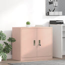 Opbevaringsskab Lyserød 80 x 40 x 70 cm Stål