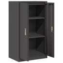 Opbevaringsskab Sort 60 x 40 x 105 cm Stål