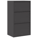 Opbevaringsskab Sort 60 x 40 x 105 cm Stål