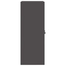 Opbevaringsskab Sort 60 x 40 x 105 cm Stål
