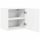 Hængeskab med dør 2 pcs Hvid 40 x 31 x 40 cm Konstrueret træ