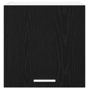 Hængeskab 2 pcs Sort Eg og Hvid 40 x 31 x 40 cm Konstrueret træ