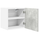 Hængeskab med dør 2 pcs Beton grå og hvid 40 x 31 x 40 cm