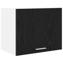 Hængeskab Sort Eg og Hvid 50 x 31 x 40 cm Konstrueret træ
