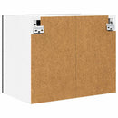 Hængeskab Sort Eg og Hvid 50 x 31 x 40 cm Konstrueret træ
