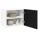Hængeskab Sort Eg og Hvid 50 x 31 x 40 cm Konstrueret træ