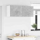 Hængeskab med dør 2 pcs Beton grå og hvid 50 x 31 x 40 cm