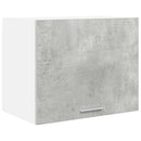 Hængeskab med dør 2 pcs Beton grå og hvid 50 x 31 x 40 cm