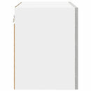 Hængeskab med dør 2 pcs Beton grå og hvid 50 x 31 x 40 cm